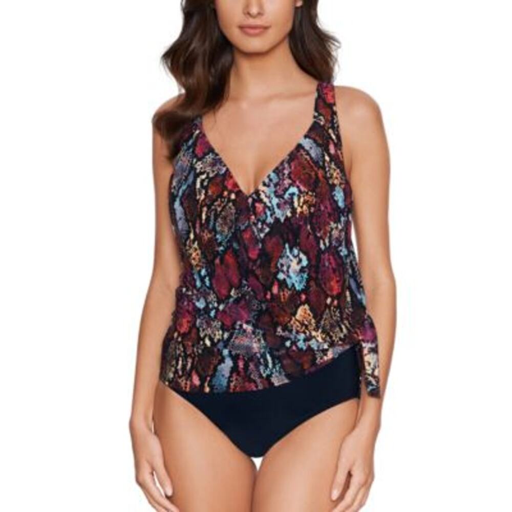 Magicsuit Womens Winne Printed Tankini Queen Cobra 10, NWT